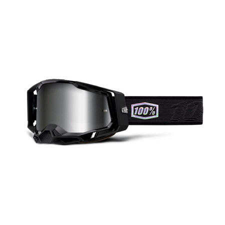 461279_01.jpg MASCHERA 100% RACECRAFT 2 TOPO - LENTE A SPECCHIO ARGENTO