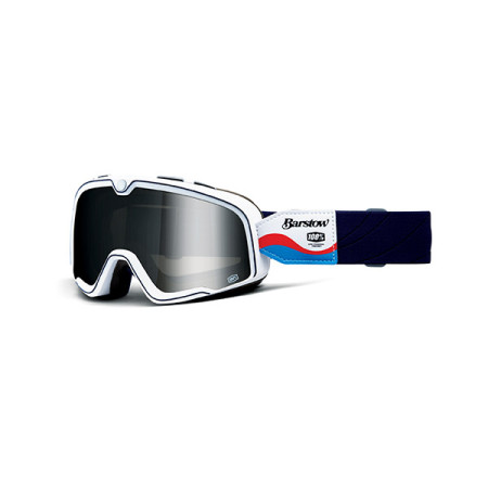 461289.jpg MASCHERA 100% BARSTOW LUCIEN - LENTE A SPECCHIO ARGENTO