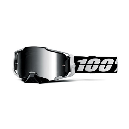 461297.jpg MASCHERA 100% ARMEGA RENEN S2 - LENTE A SPECCHIO ARGENTO
