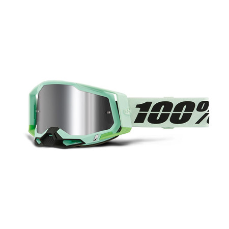 461309_01.jpg MASCHERA 100% RACECRAFT 2 PALOMAR - LENTE A SPECCHIO ARGENTO