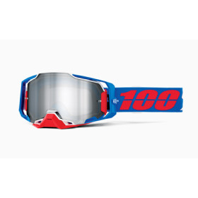 461315.jpg MASCHERA 100% ARMEGA IRONCLAD - LENTE A SPECCHIO ARGENTO