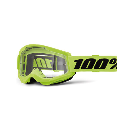 461340.jpg MASCHERA 100% STRATA 2 NEON YELLOW - LENTE TRASPARENTE