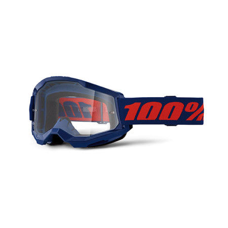 461342.jpg MASCHERA 100% STRATA 2 NAVY - LENTE TRASPARENTE