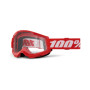 461348.jpg MASCHERA 100% STRATA 2 RED - LENTE TRASPARENTE