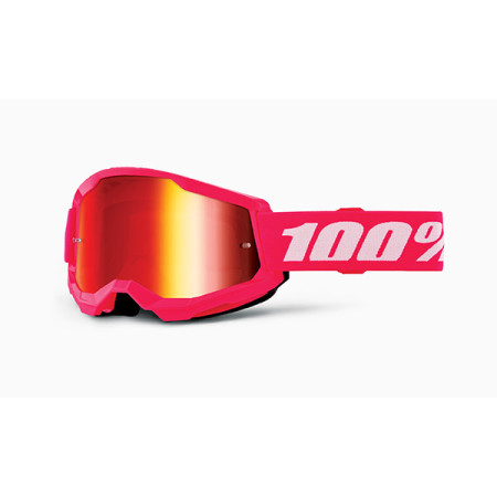 461351.jpg MASCHERA 100% STRATA 2 PINK - LENTE A SPECCHIO ROSSA