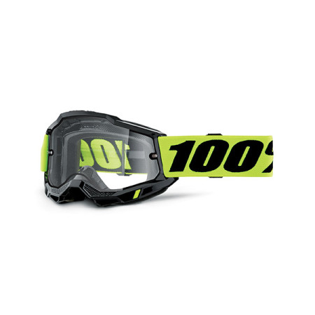 461364.jpg MASCHERA 100% ACCURI 2 ENDURO NEON YELLOW - LENTE DOPPIA TRASPARENTE