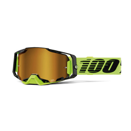 461371.jpg Maschera 100% armega neon yellow - lente a specchi
