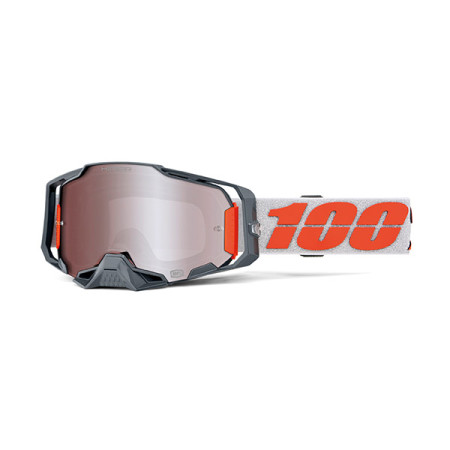 461380.jpg Maschera 100% armega hiper silver - lente a specch