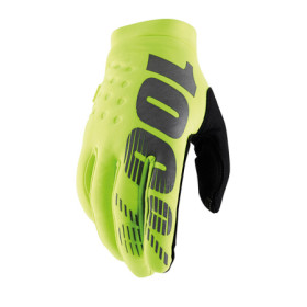 463083L.jpg GUANTI 100% BRISKER YOUTH FLUO YELLOW/BLACK (S)