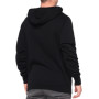 465051L.jpg FELPA CON CAPPUCCIO 100% ESSENTIAL BLACK (TAGLIA L)