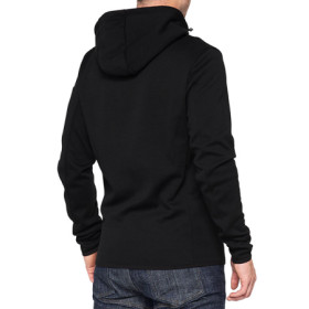 465056L_01.jpg FELPA CON ZIP E CAPPUCCIO 100% VICEROY BLACK (TAGLIA S)