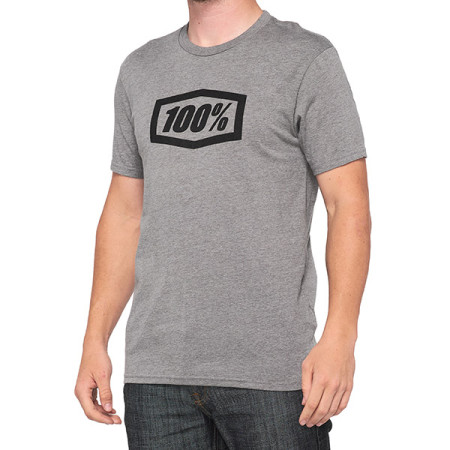 465059L_01.jpg T-SHIRT 100% ESSENTIAL GUNMETAL HEATHER (TAGLIA L)