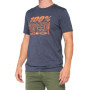465063L_01.jpg T-SHIRT 100% TRADEMARK NAVY HEATHER  (TAGLIA L)