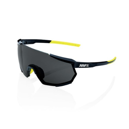 466030.jpg OCCHIALI DA SOLE 100% RACETRAP 3.0 - GLOSS BLACK - LENTI FUME