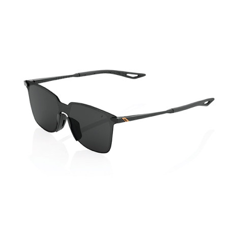 466041.jpg OCCHIALI DA SOLE 100% LEGERE SQUARE - POLISHED BLACK - LENTI FUME