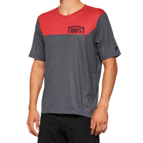 467017S_01.jpg AIRMATIC Short Sleeve Jersey Red/Charcoal - S