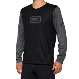 467018S_01.jpg AIRMATIC Long Sleeve Jersey Black - S