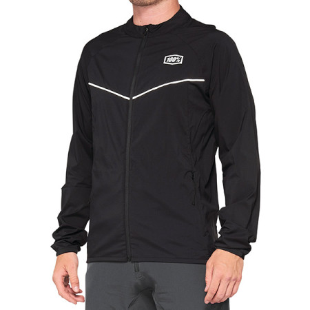 467025S_01.jpg CORRIDOR STRETCH WINDBREAKER BLACK - S