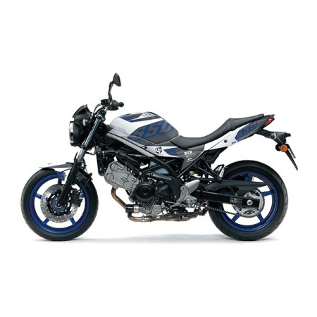 501015_01.jpg KIT GRAFICHE ADESIVE UP DESIGN PER SUZUKI SV650 08- 16 GRIGIO-BIANCO