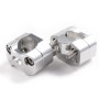 501065.jpg ADATTATORE UP DESIGN PER DIAMETRO 22/28 MM, ALTEZZA +16MM ALLUMINIO