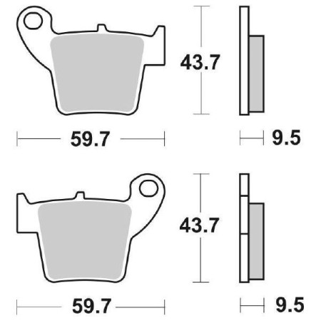 50650705.jpg PASTIGLIE FRENO WRP (Rif.WRP WG-7377-F6) Equivalente SBS 777HF
