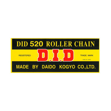 533000321.jpg CATENA DID 520 (Black & Black) - Lunghezza: 48 maglie con giunto a clip (RJ)