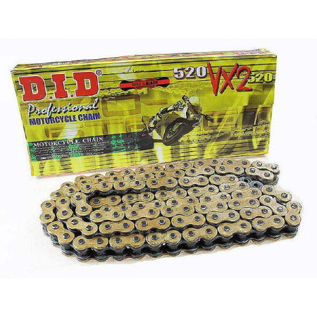 533070742.jpg CATENA DID 520VX2 (Gold & Black) - Lunghezza: 102 maglie con giunto a rivetto (ZJ)
