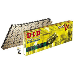 534070941.jpg CATENA DID 525VX (Gold & Black) - Lunghezza: 98 maglie con giunto a rivetto (ZJ)