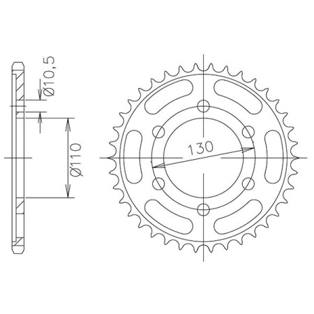 540002548.jpg CORONA IN ACCIAIO P532 - Z48 (DIS.00025)