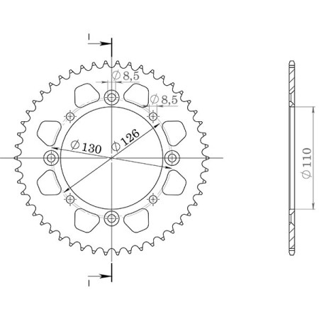 540010946.jpg CORONA IN ALLUMINIO P420 - Z47 (DIS.00109)