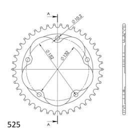 540013940.jpg CORONA IN ALLUMINIO P525 - Z40 (DIS.00139)