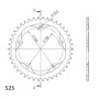 540013940.jpg CORONA IN ALLUMINIO P525 - Z40 (DIS.00139)