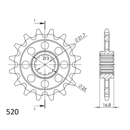 540050116.jpg PIGNONE P520 - Z16 (DIS.00501)