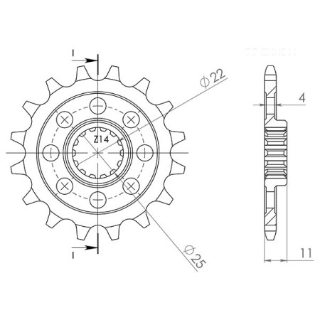 540051414.jpg PIGNONE P520 - Z16 (DIS.00514)