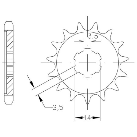 540052814.jpg PIGNONE P428 - Z14 (DIS.00528)