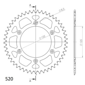 540053448.jpg CORONA IN ALLUMINIO P520 - Z48 (DIS.00534)