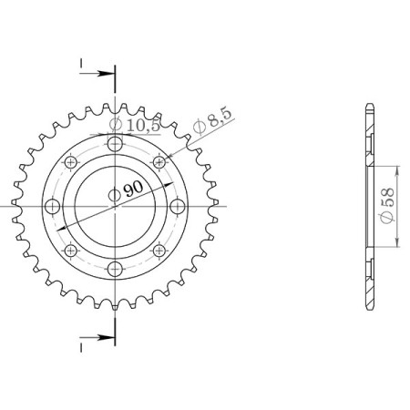 541011337.jpg CORONA IN ACCIAIO P420 - Z37 (DIS.10113)