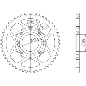 541020134.jpg CORONA IN ACCIAIO P428 - Z37 (DIS.10201)