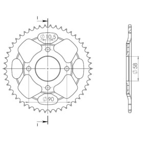 541021650.jpg CORONA IN ACCIAIO P428 - Z50 (DIS.10216)