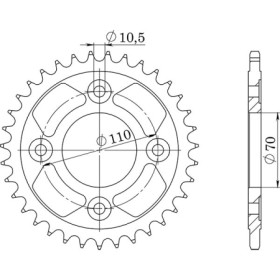 541040635.jpg CORONA IN ACCIAIO P520 - Z36 (DIS.10406)