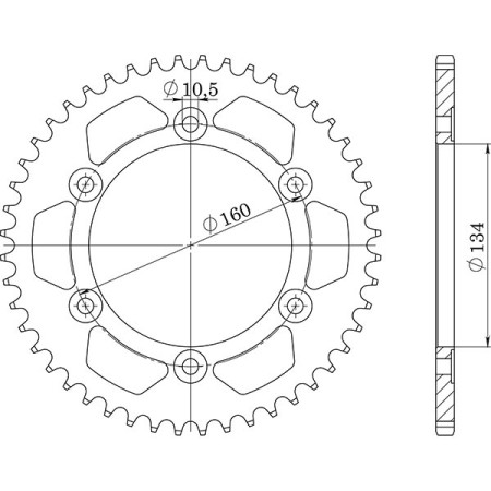 541061741.jpg CORONA IN ACCIAIO P525 - Z46 (DIS.10617)