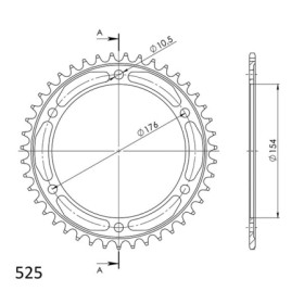 541061943.jpg CORONA IN ACCIAIO P525 - Z44 (DIS.10619)