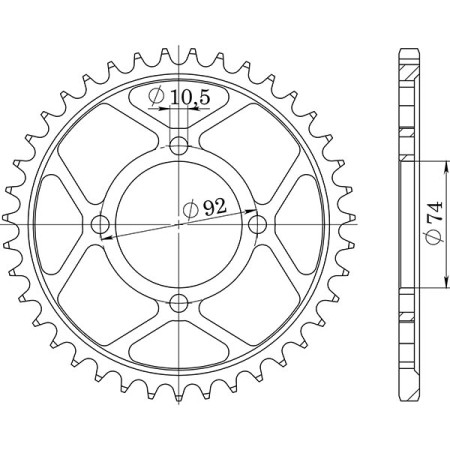 541230339.jpg CORONA IN ACCIAIO P530 - Z39 (DIS.12303)