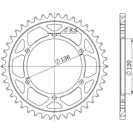 541250738.jpg CORONA IN ACCIAIO P530 - Z38 (DIS.12507)