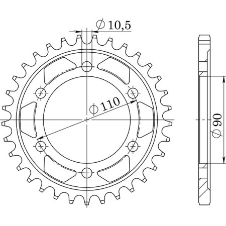 541260033.jpg CORONA IN ACCIAIO P530 - Z33 (DIS.12600)