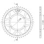 541381343.jpg CORONA IN ALLUMINIO P530 - Z48 (DIS.13813)