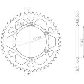 541520347.jpg CORONA IN ALLUMINIO P520 - Z53 (DIS.15203)