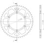 541520638.jpg CORONA IN ALLUMINIO P520 - Z52 (DIS.15206) Articolo Sostitutivo: 541520652SPX