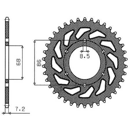 541620136.jpg CORONA IN ACCIAIO P428 - Z46 (DIS.16201)