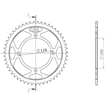 541700551.jpg CORONA IN ACCIAIO P428 - Z54 (DIS.17005)